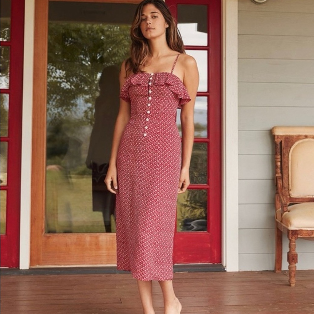 Christy Dawn Winona Dress in Crimson Meadow